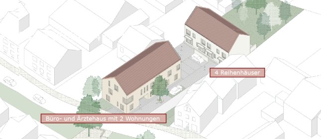 B�ro- und �rztehaus in KA-Palmbach